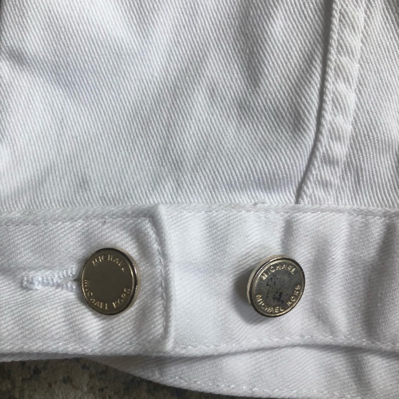 Michael Kors white jean jacket - Picture 4 of 8